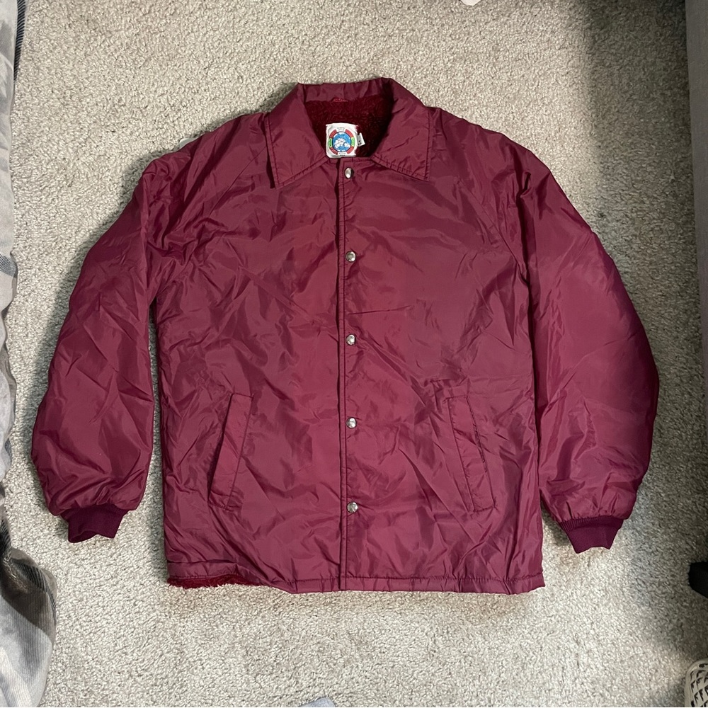 WEATHER BREAKER DARK RED WINDBREAKER 
SIZE M